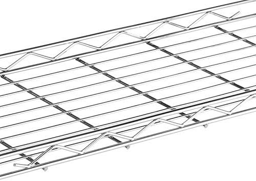 3 Tier Chrome Rolling Storage Shelves