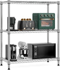 3 Tier Chrome Wire Storage Rack