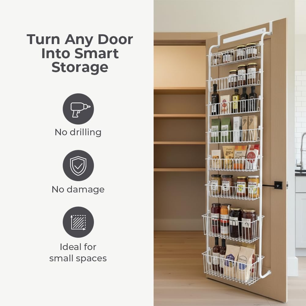 8 Tier Metal Over Door Organizer