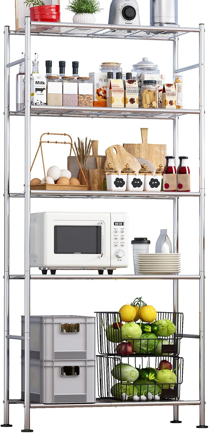 3 Tier Metal Storage Shelves