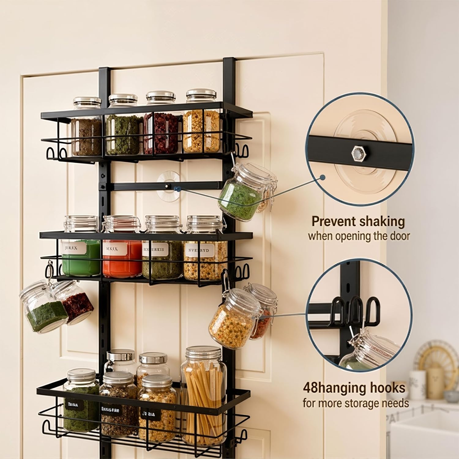 9-Tier Over Door Spice Organizer