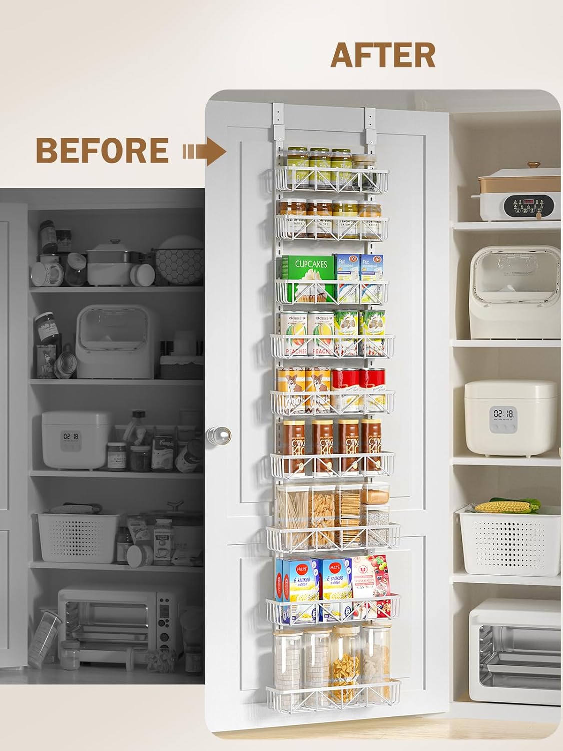 9-Tier Narrow Over Door Organizer
