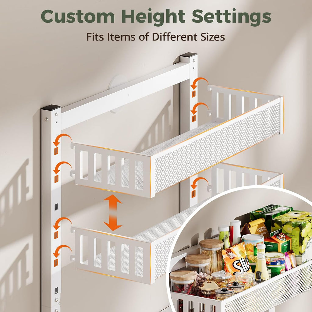 8-Tier 2IN1 Over Door Spice Rack