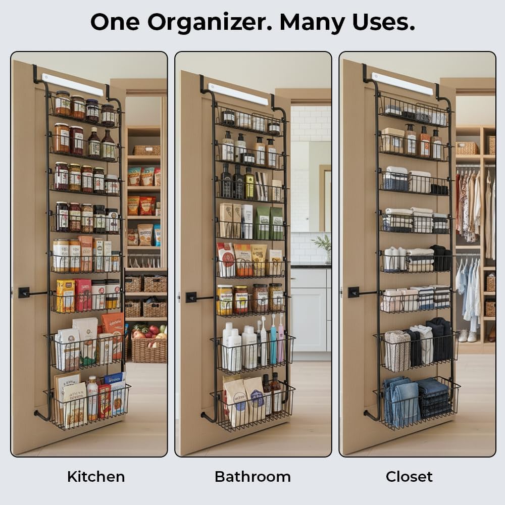 8 Tier Metal Over Door Organizer