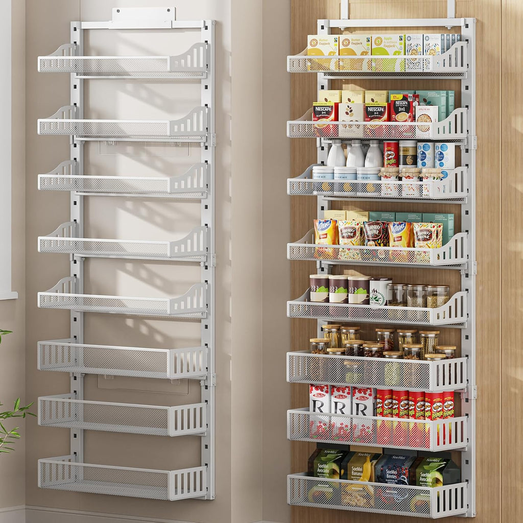 8-Tier 2IN1 Over Door Spice Rack