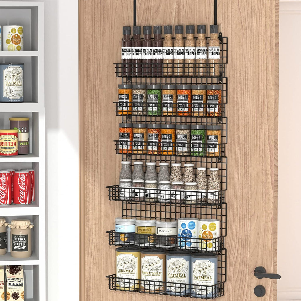 6-Tier Over Door Spice Rack