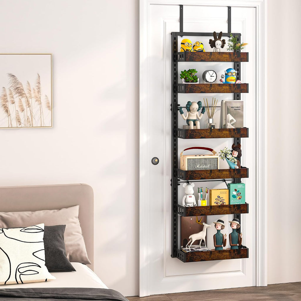 6-Tier Over Door Spice Storage Organizer
