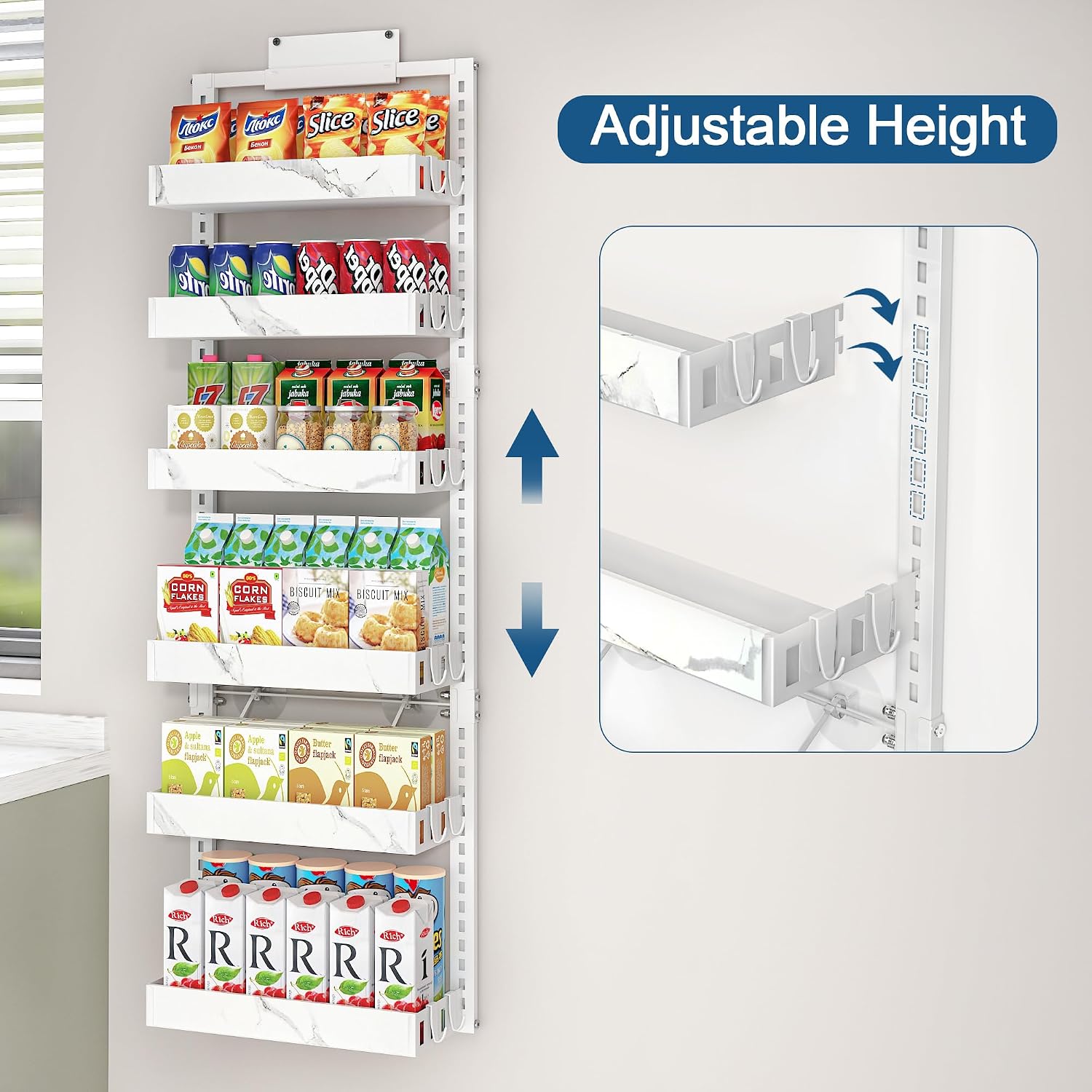 6-Tier Over Door Storage Organizer
