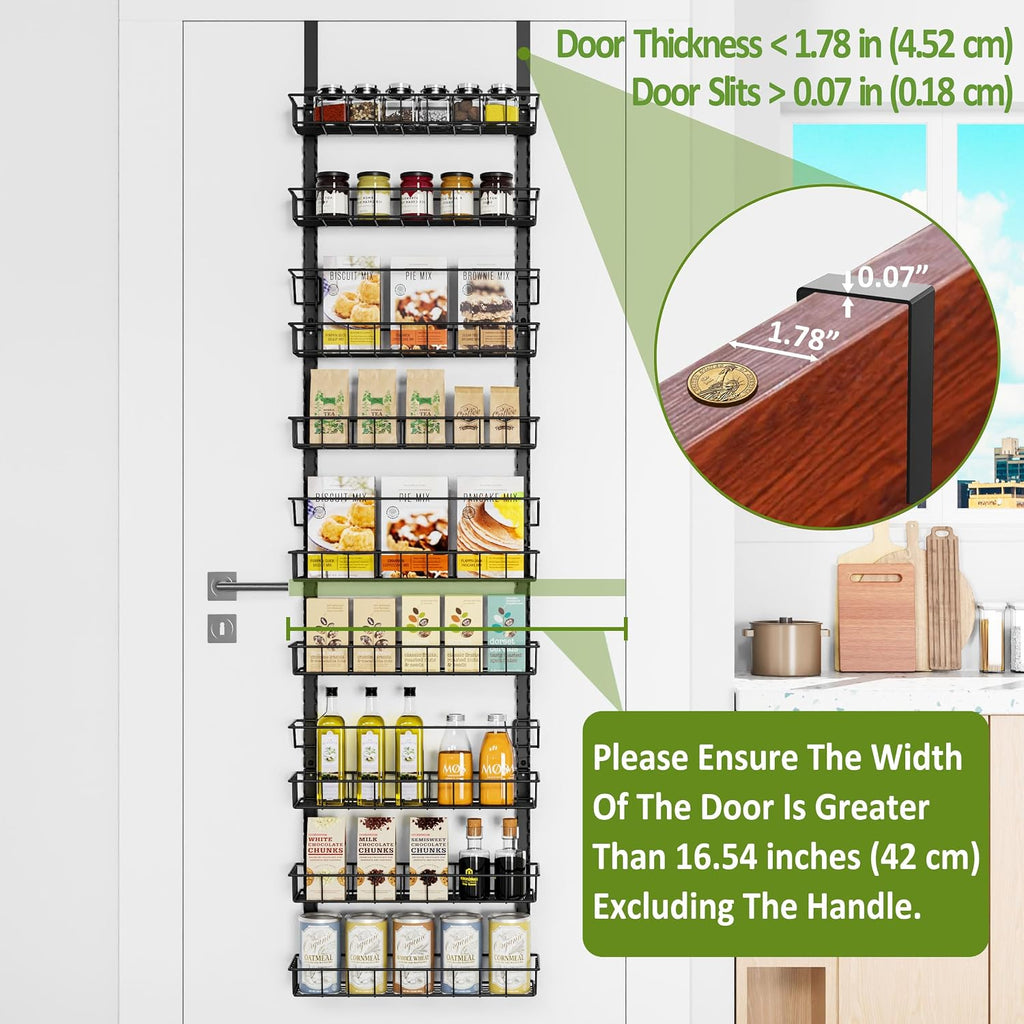 9 Tier Dual Use Over Door Organizer