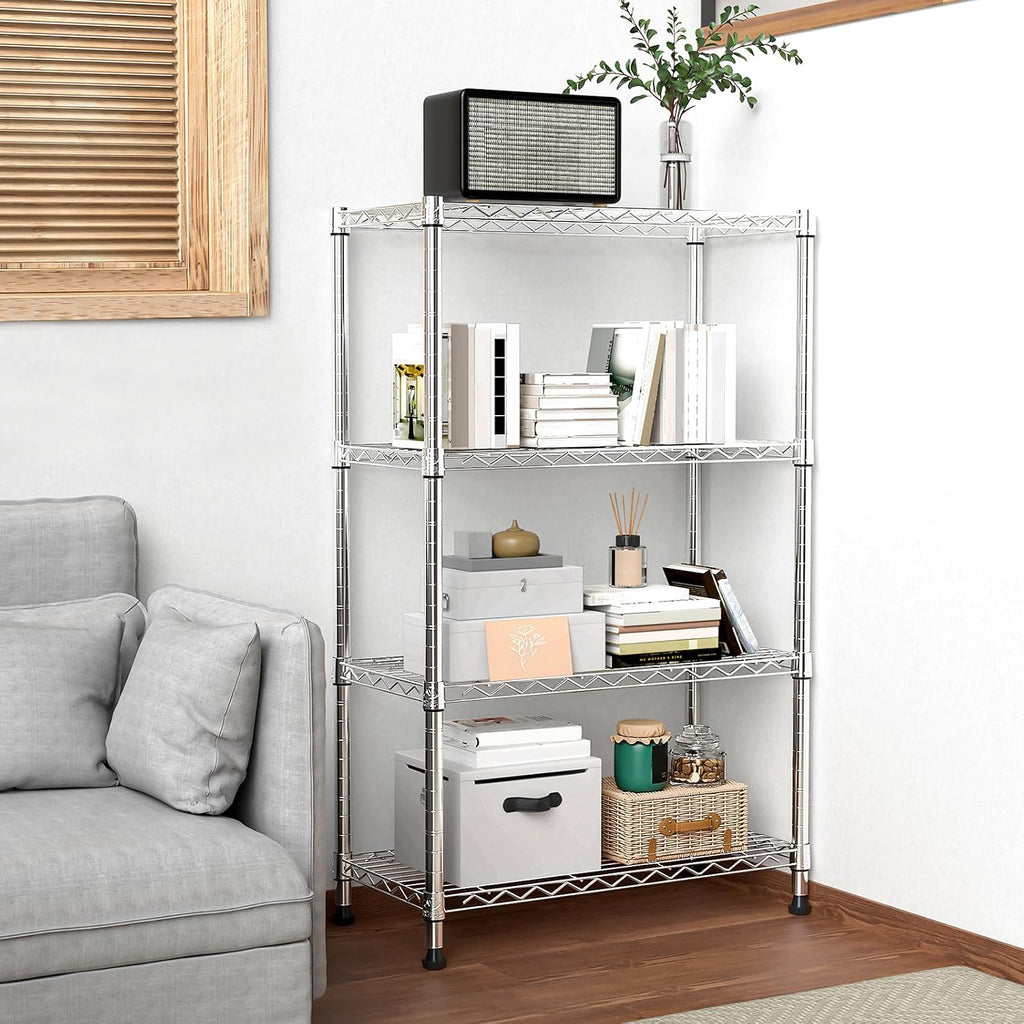 4-Tier Steel Heavy Duty Storage Rack