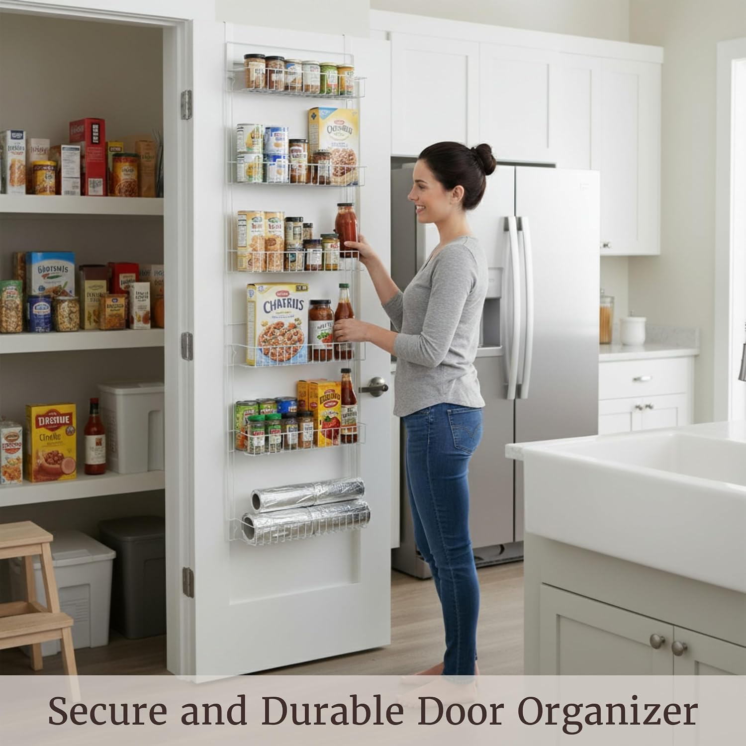 6-Tier Over Door Pantry Organizer