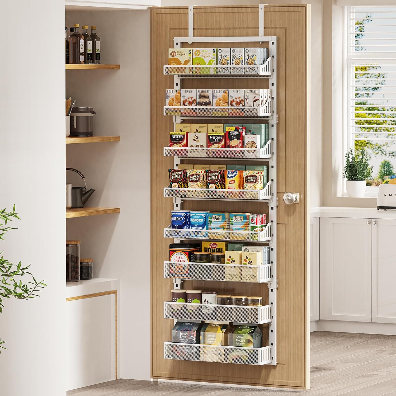 8-Tier 2IN1 Over Door Spice Rack